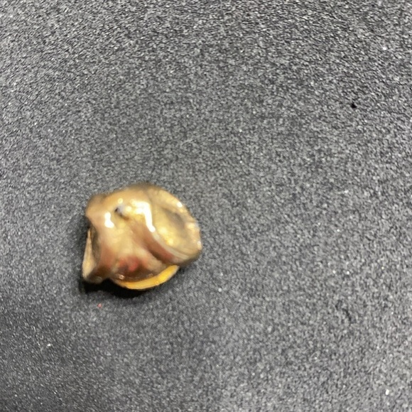 Vintage Crystal gold tone Buttons 8 buttons 1/2” wide shanked beautiful heavy - Picture 3 of 6